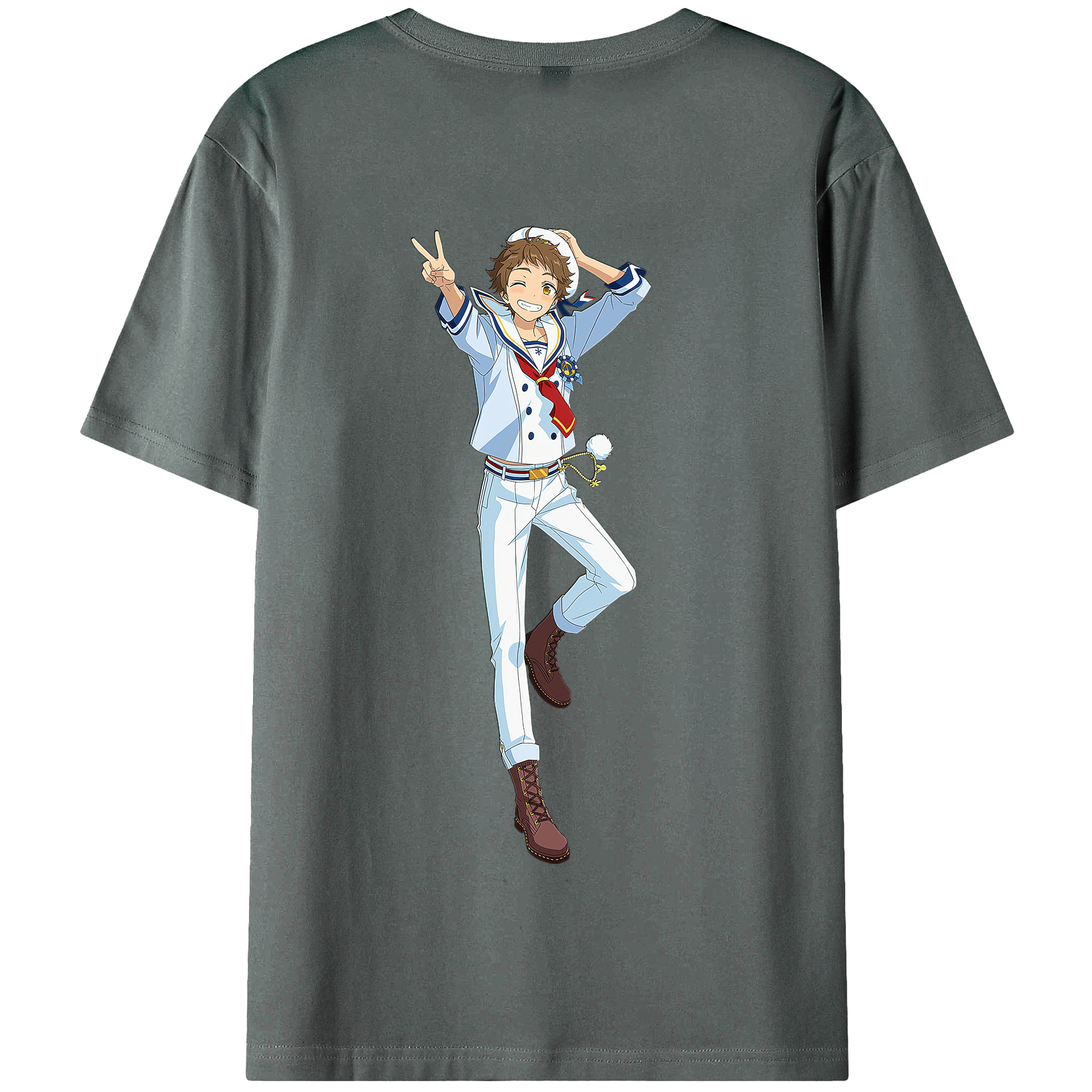 （画像用） あんさんぶるスターズ! Ensemble Stars 綿100％半袖Tシャツ（背面プリント）